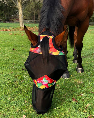 Fly Buster Long Nose Fly Mask - Jelly Beans