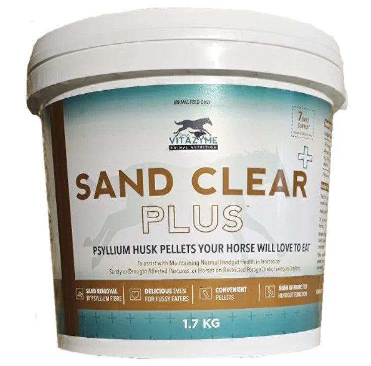 Sand Clear Plus 1.7kg Mane Event Equestrian Supplies