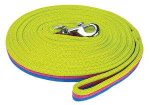 Lunge Lead - Royal/Pink/Lime