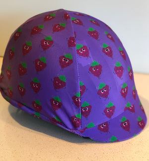 Fly Buster Helmet Cover - Giddy Up Grapes