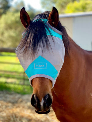 Fly Buster Standard Fly Mask - Turquoise