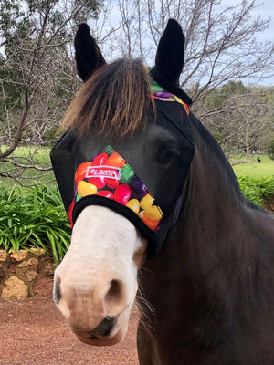 Fly Buster Standard Fly Mask - Jelly Beans