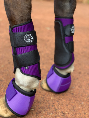 Purple Mesh Ventilated Protection Boots