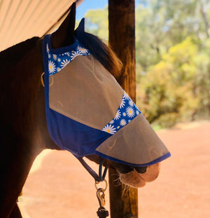 Fly Buster Long Nose Fly Mask - Daisy